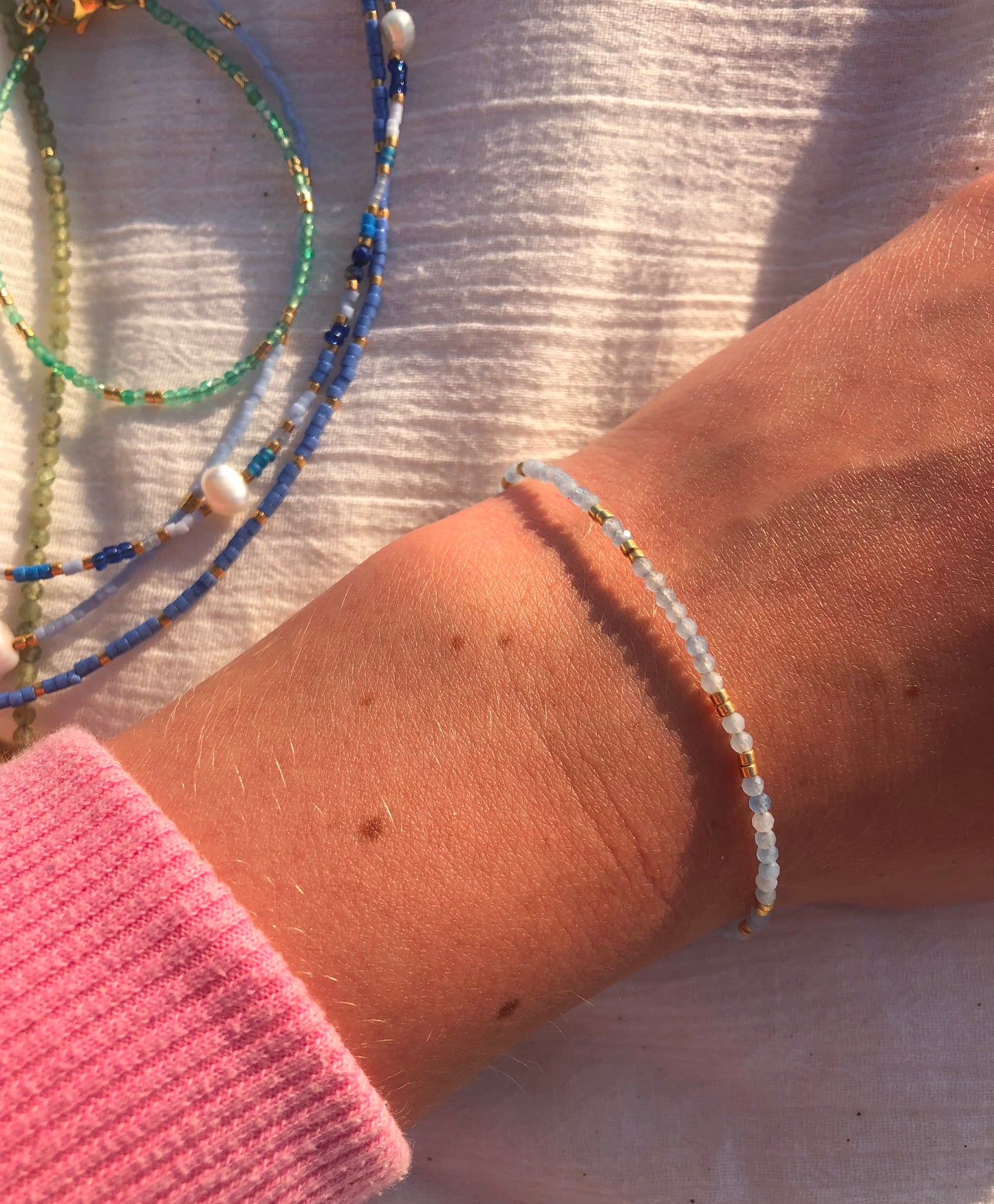 The Capri Bracelet - Aquamarine