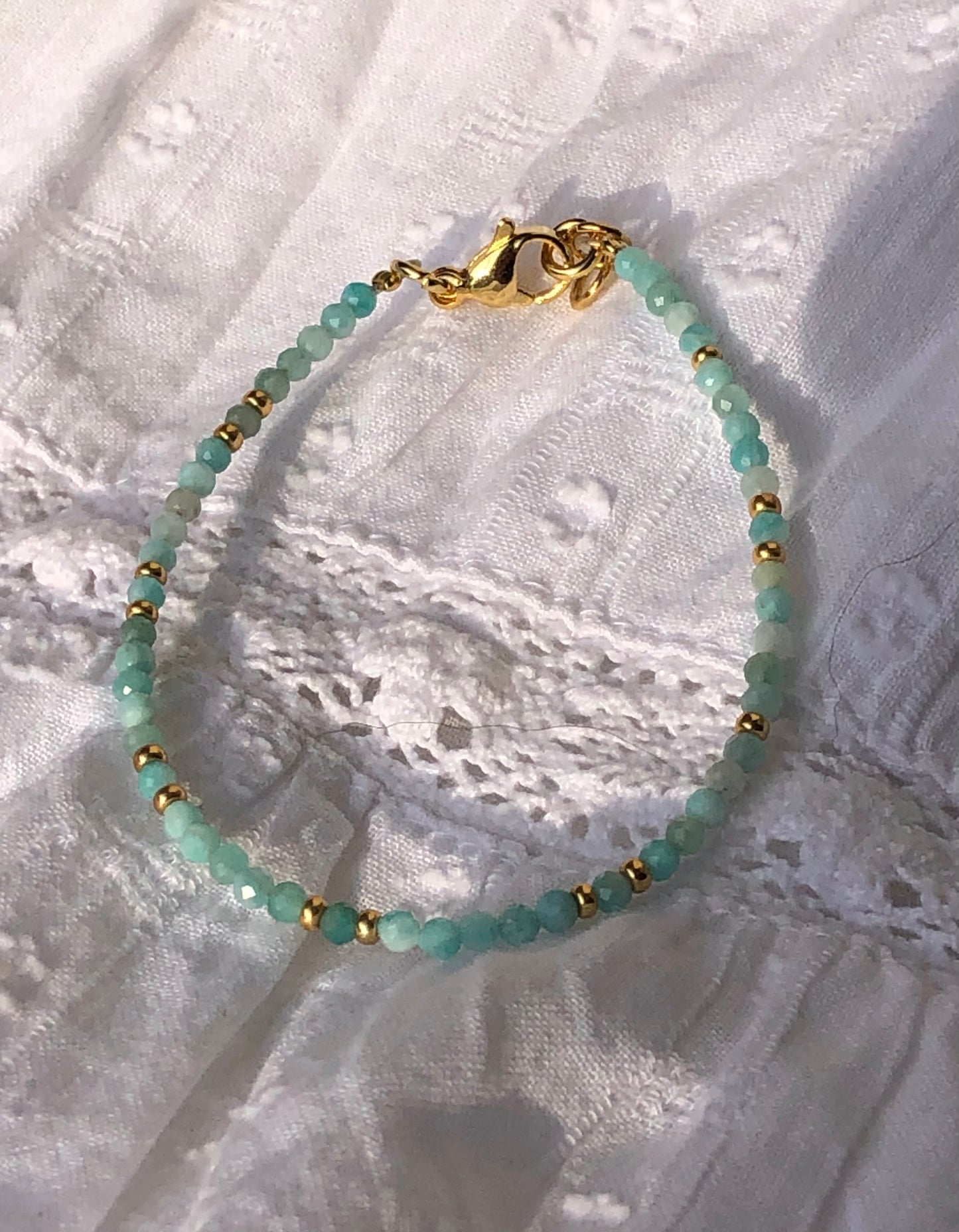 The Capri Bracelet - Amazonite