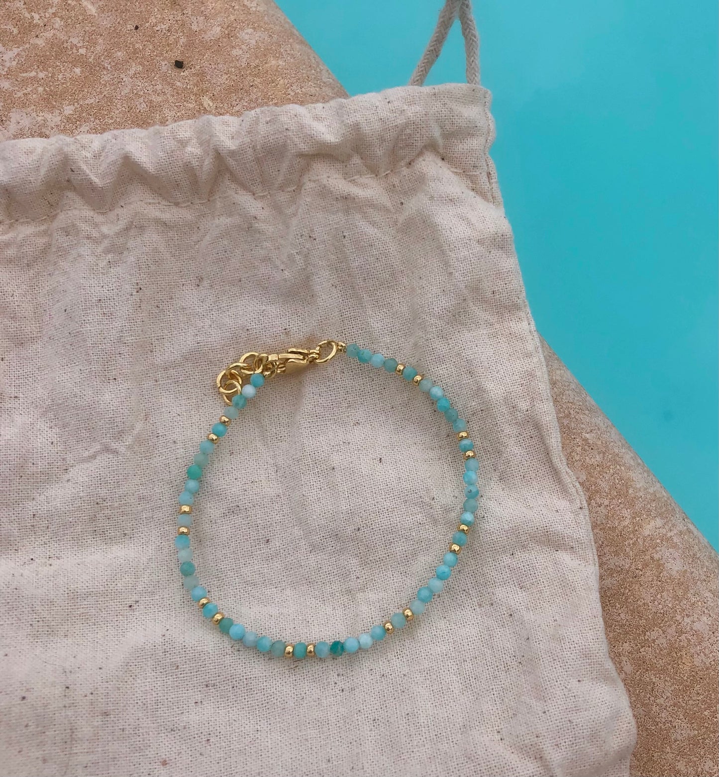 The Capri Bracelet - Amazonite