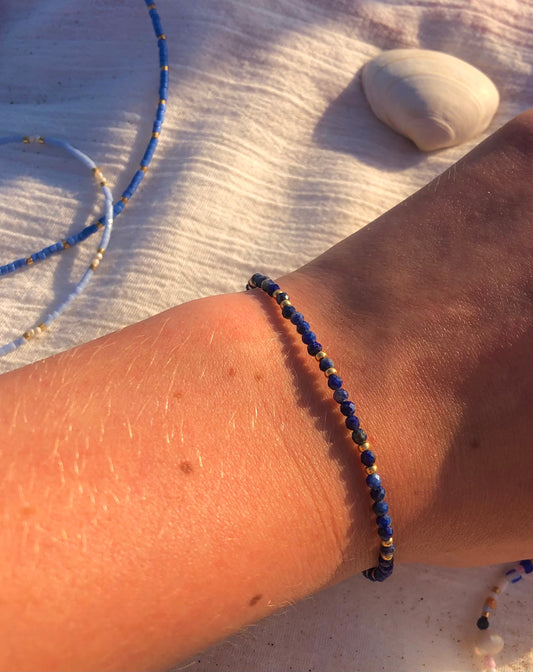 The Capri Bracelet - Lapis Lazuli